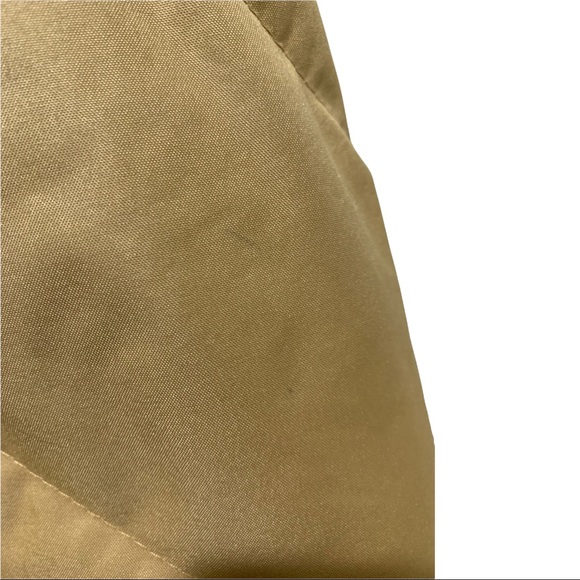 SAIPING HIGH QUALITY FASHION GOLD FULL ZIP VELCRO QUILTED PUFFER JACKET SIZE S/P - Picture 15 of 16